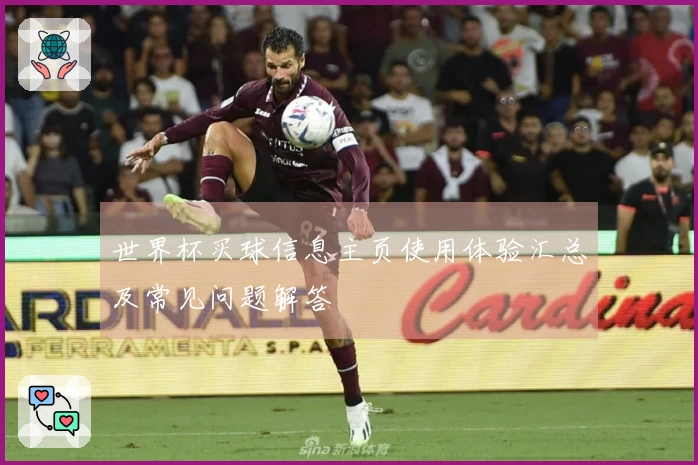 世界杯买球信息主页使用体验汇总及常见问题解答